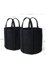 Load image into Gallery viewer, Kata Basket with handle - Black

