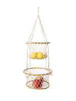 Load image into Gallery viewer, Jhuri Double Hanging Basket
