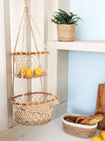 Load image into Gallery viewer, Jhuri Double Hanging Basket
